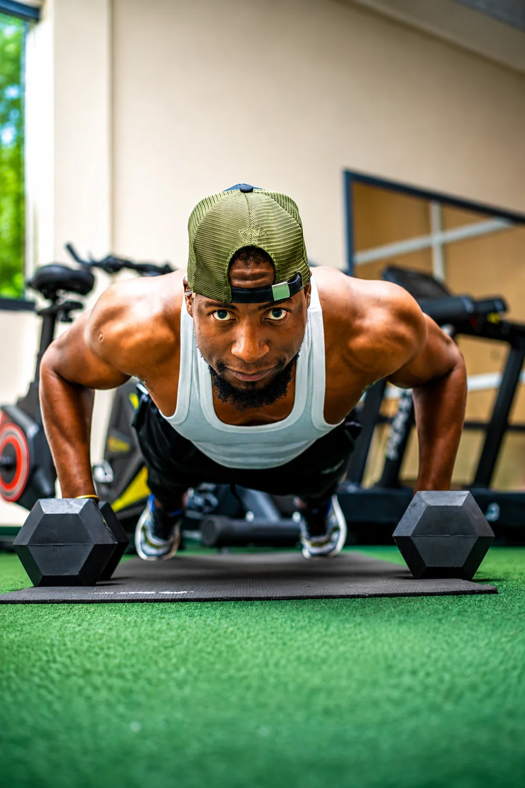Strength exercise portrait