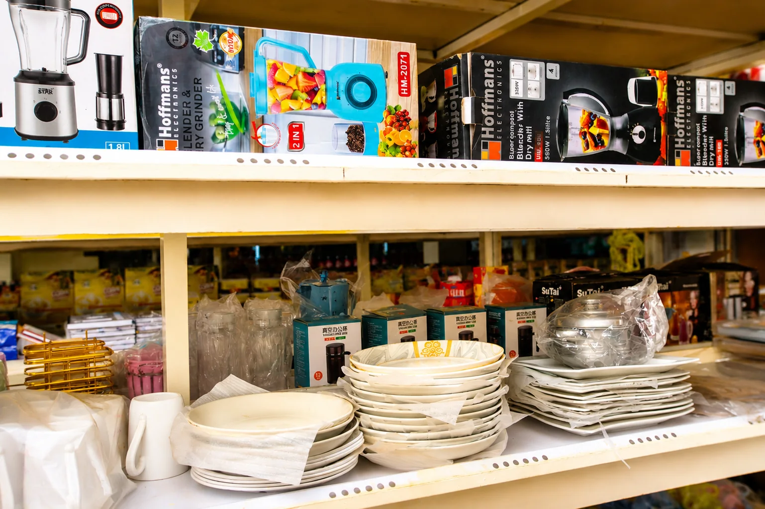 Homeware shelf