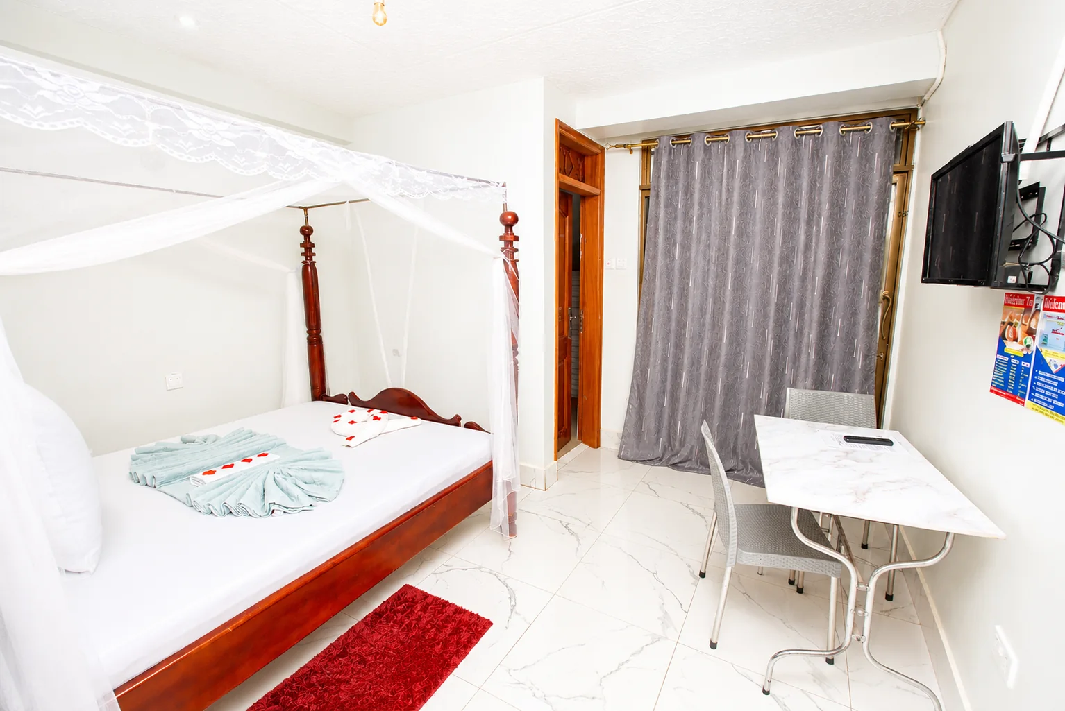 Full bright room view