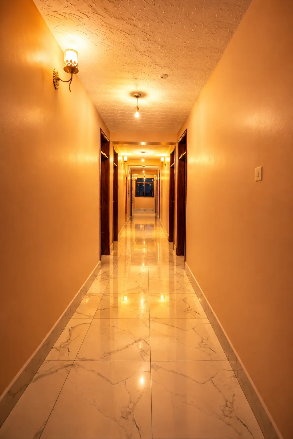 Hotel corridor